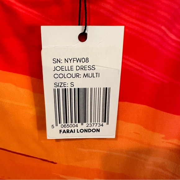 FARAI LONDON X REVOLVE NWT sz Small high waist skirt Tala Maxi Dress in Rainbow - Picture 5 of 11